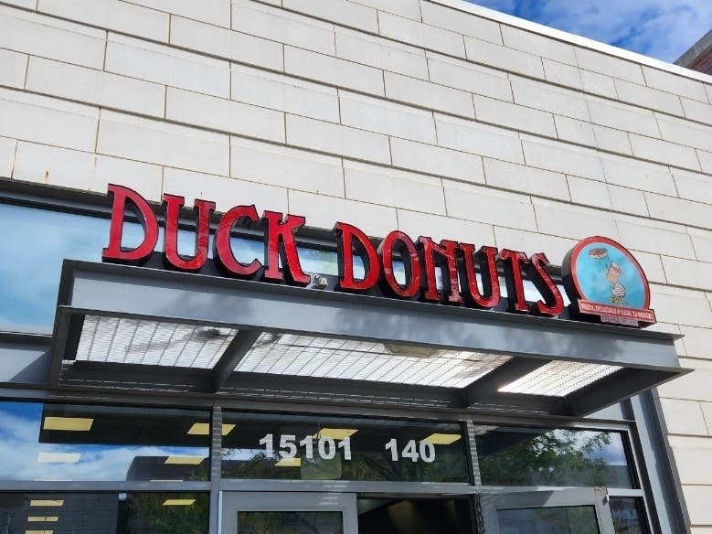 After a brief delay, Duck Donuts is almost ready to celebrate its grand opening at a new location in South Riding. 