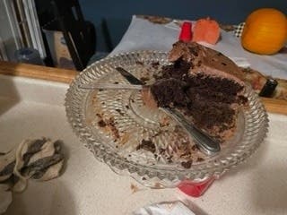 Authorities said an intoxicated man broke into a Stafford home on Thursday and ate a family's Thanksgiving leftovers. 