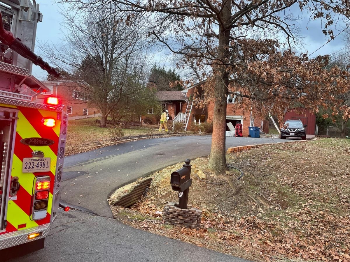 A woman's Manassas home caught fire on Tuesday. She knew to evacuate thanks to in-home smoke detectors, authorities said. 