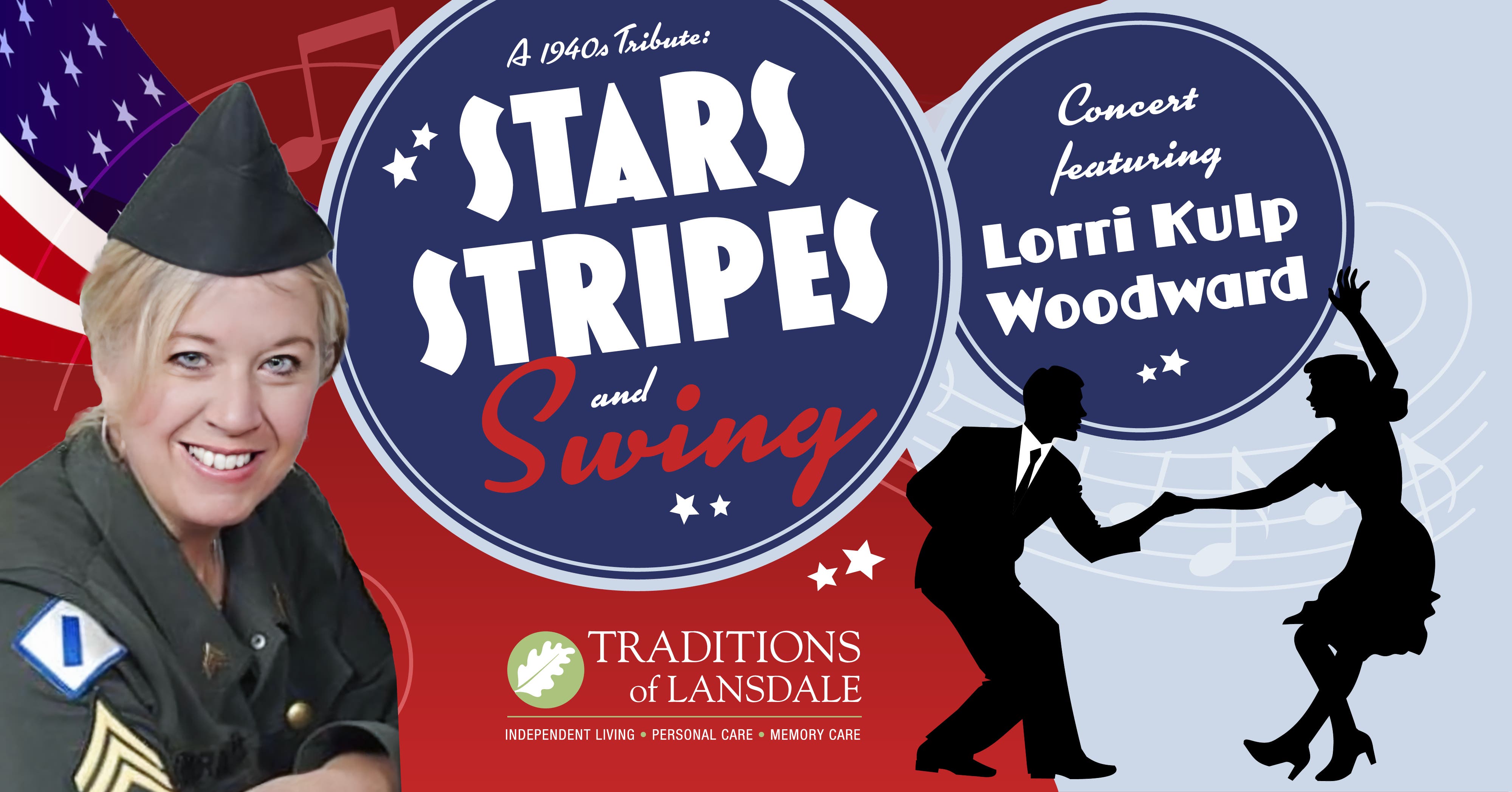 A 1940s tribute: Stars, Stipes and Swing