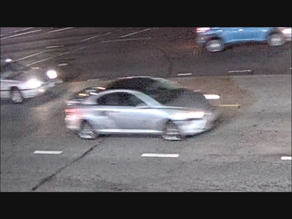 Bensalem Police are asking for the public's help in gathering information about a hit-and-run accident involving this car, which took place Tuesday night on Lincoln Highway. 