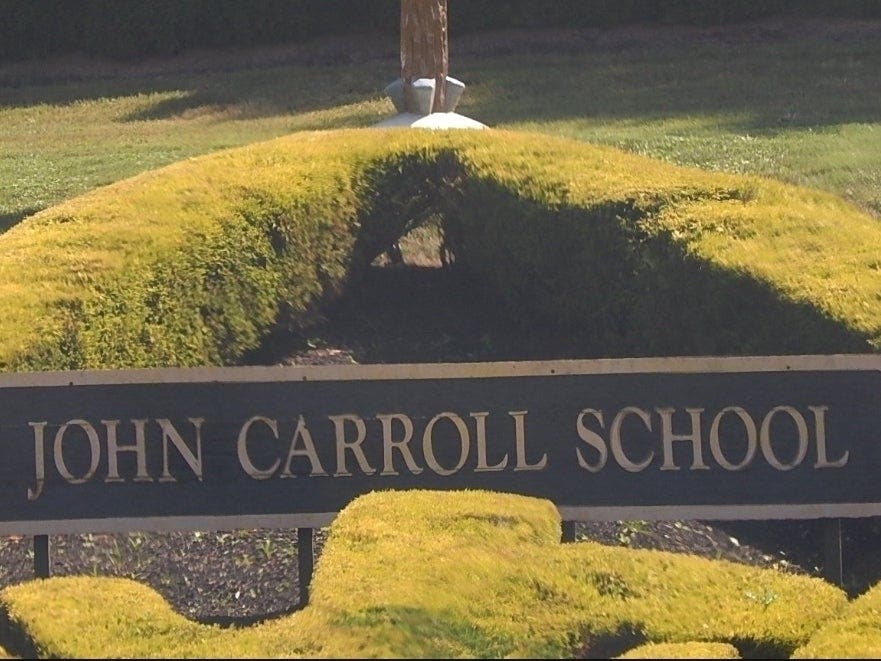 Bailey Bullock, a 16-year-old sophomore at The John Carroll School, died Wednesday after suffering cardiac distress after track practice. Bullock's family said Bailey had a heart condition, but had been cleared to play sports by cardiologists.  