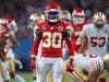 Alex Brown, #30, was cut by the Detroit Lions Sunday after being charged earlier that day with two counts of operating while under the influence causing serious injury and two counts of reckless driving causing serious injury. 