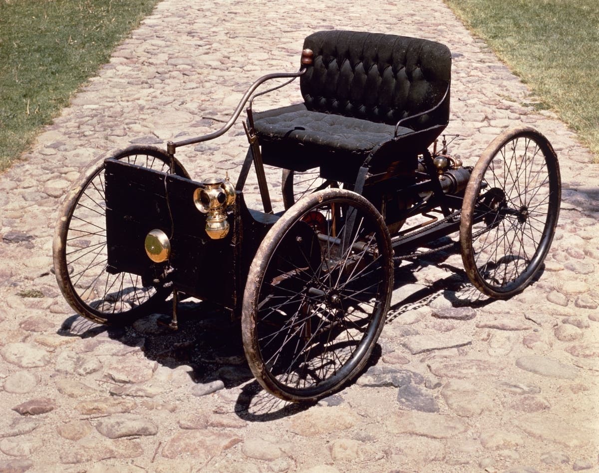 The Quadricycle, Henry Ford's first attempt to build a gasoline-powered automobile.