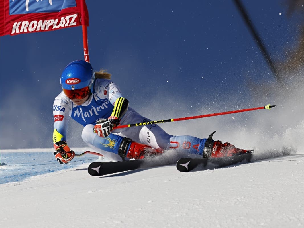 Edwards, Colorado resident Mikaela Shiffrin of Team USA during the Audi FIS Alpine Ski World Cup Women's Giant Slalom on January 25 in Italy. Shiffrin is one of 23 athletes from Colorado on Team USA for the upcoming Winter Olympics in Beijing. 