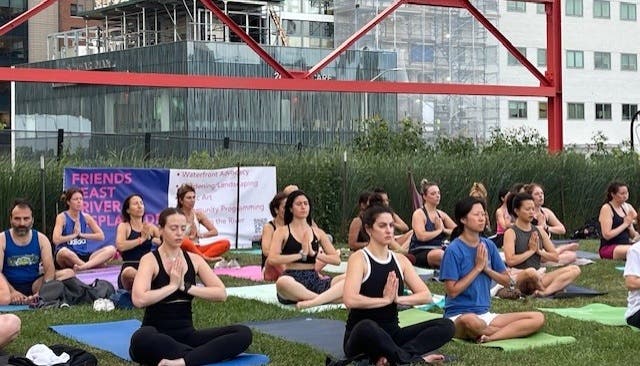 Yoga on the Waterfront with IronStrength NYC