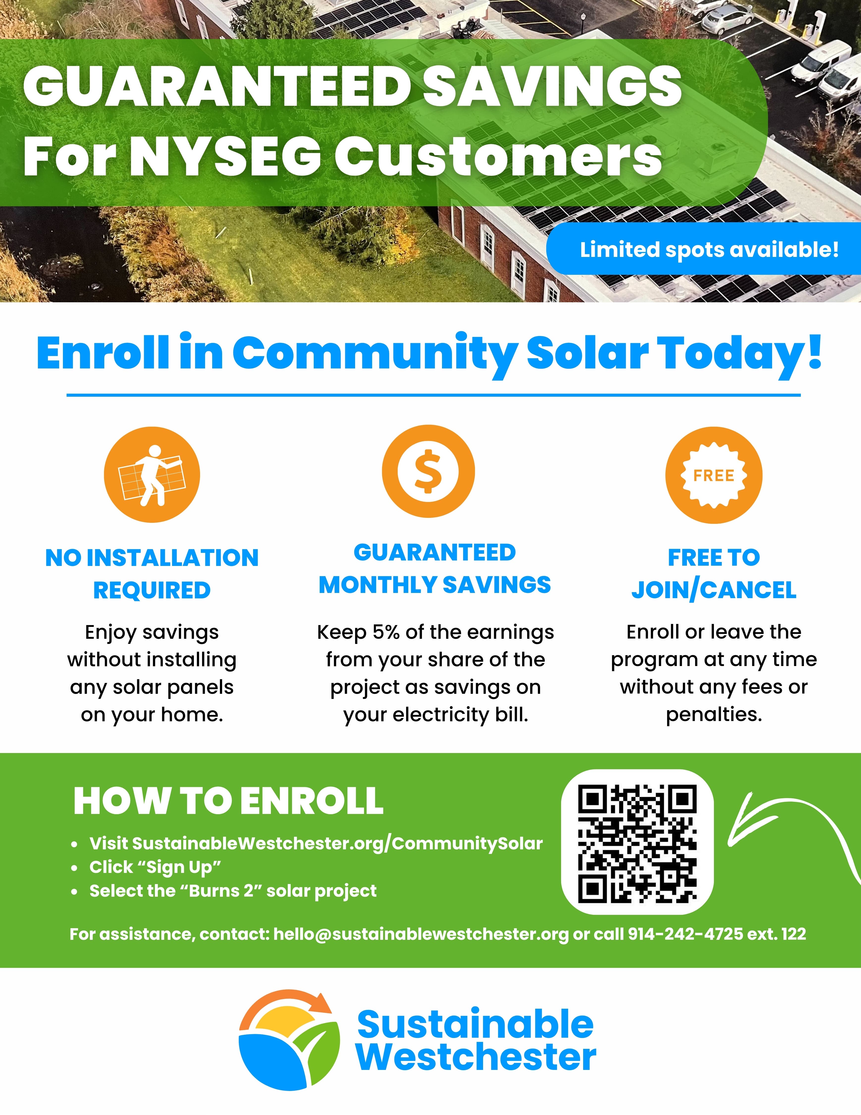 Limited Time Only: Community Solar for NYSEG customers!