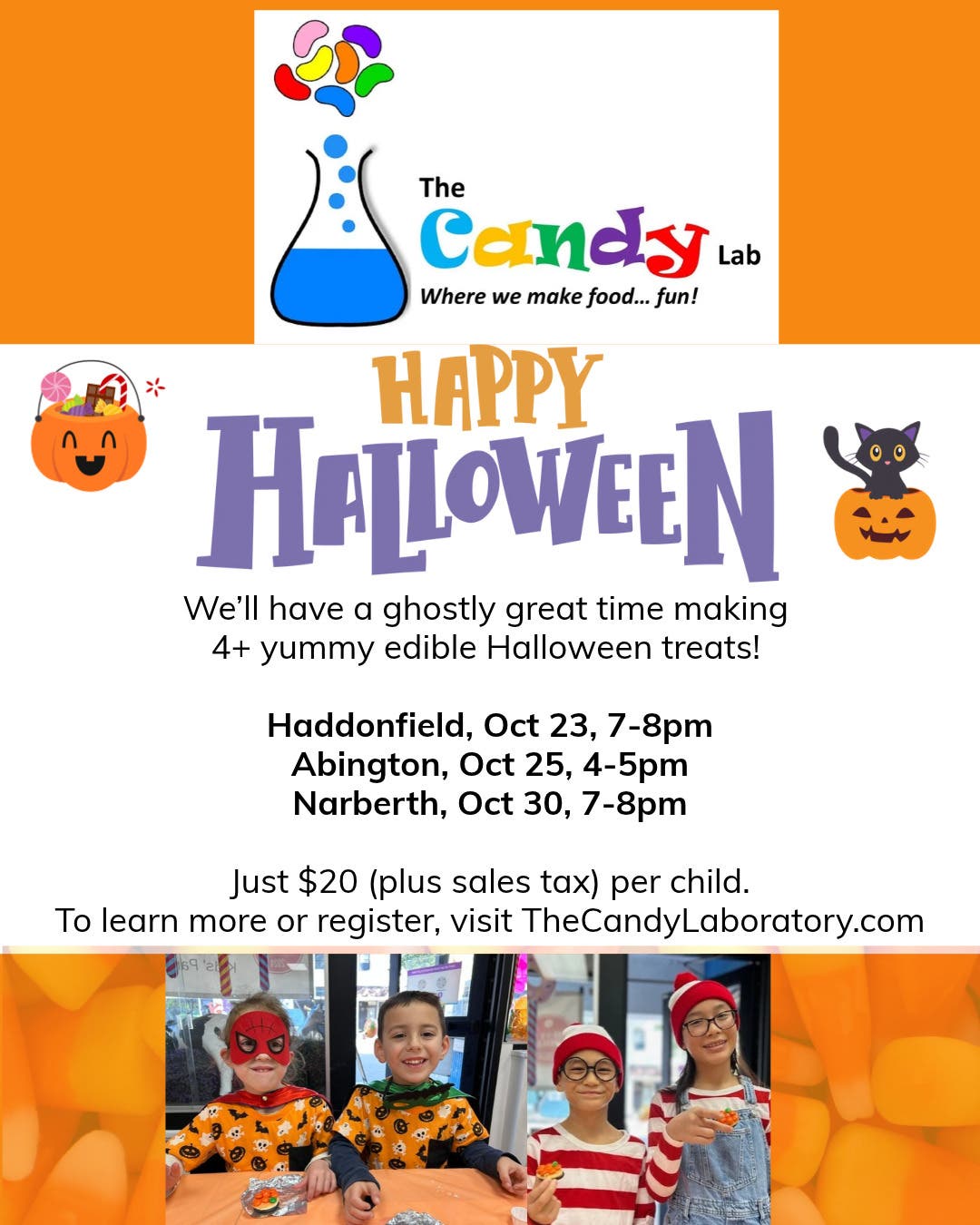 Edible Halloween Crafting at The Candy Lab, Narberth