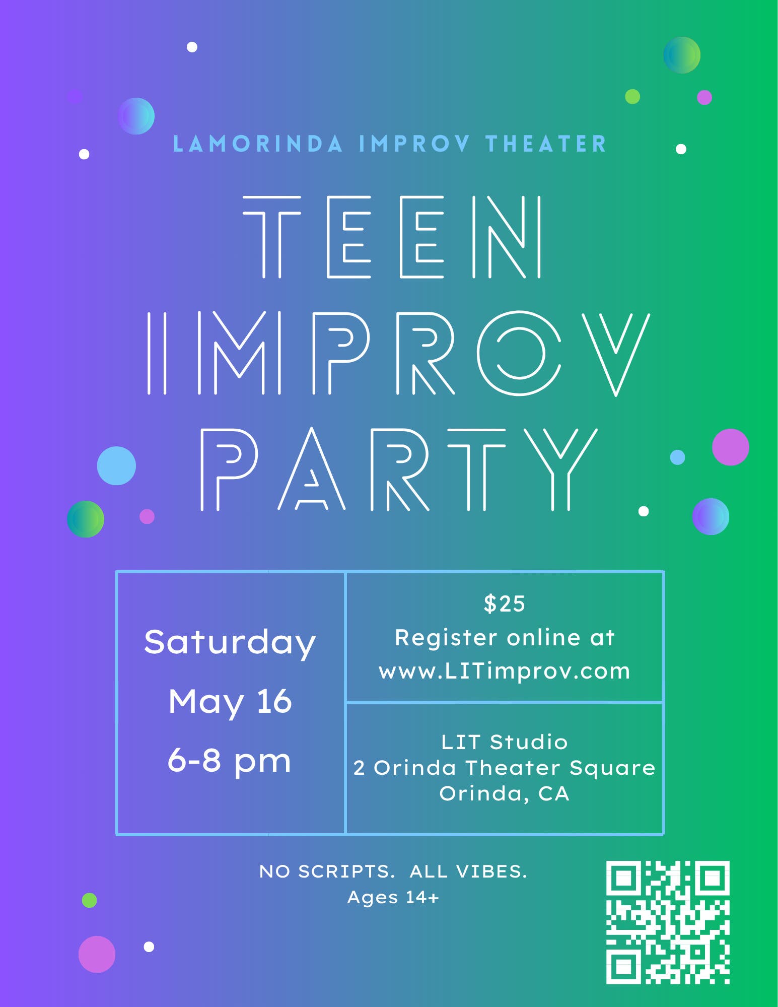 Teen Improv Party