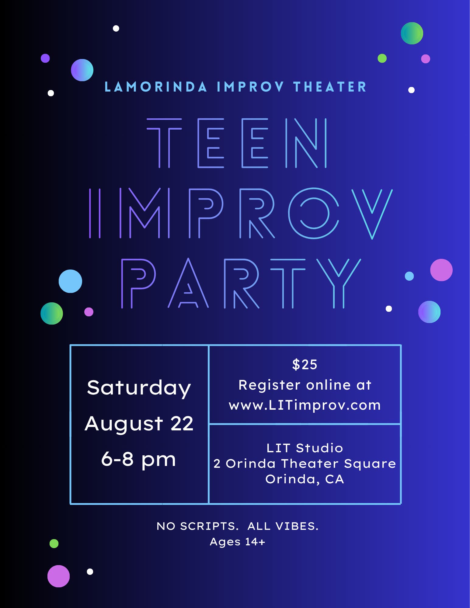 Teen Improv Party