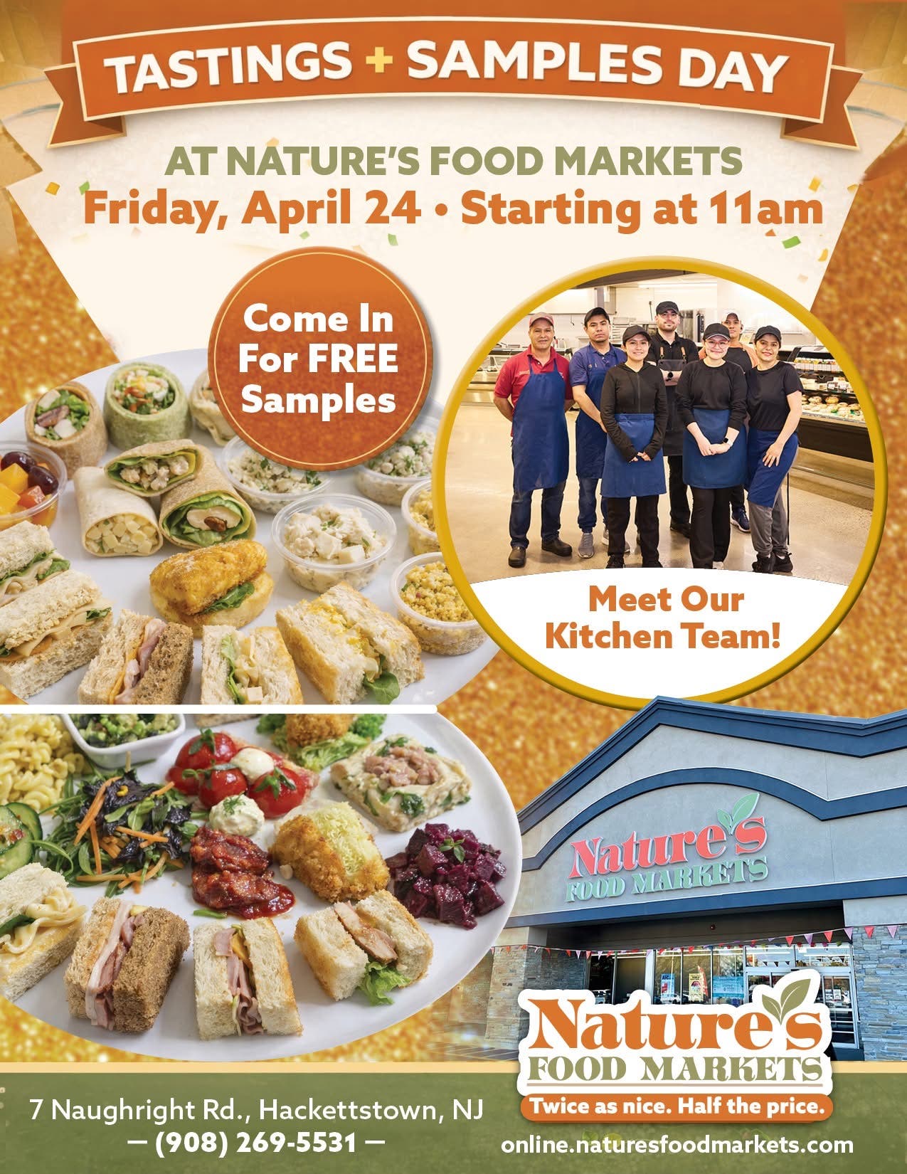 Tastings + Samples Day at Nature’s Food Markets 