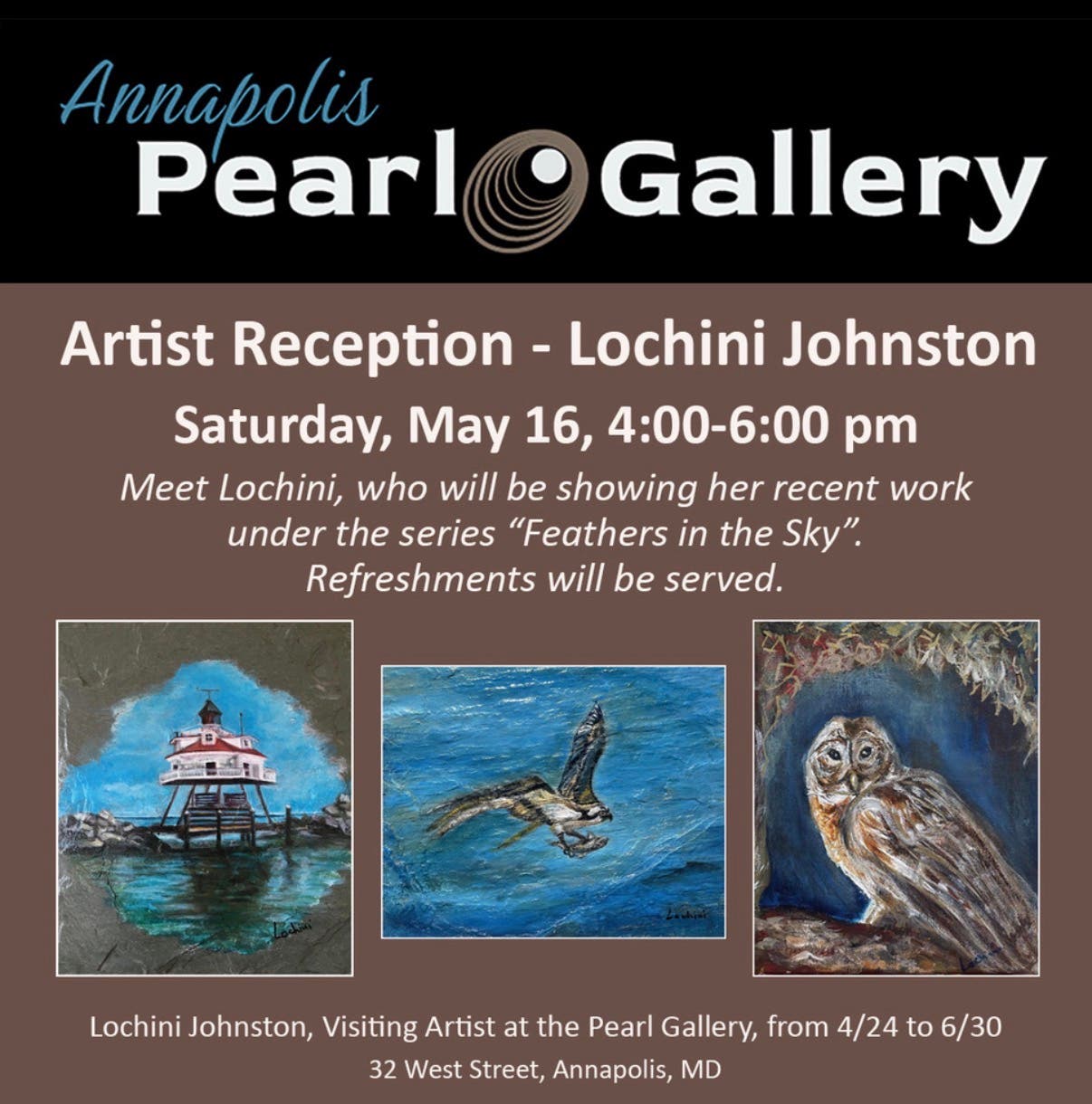 Artist Reception - Lochini Johnston
