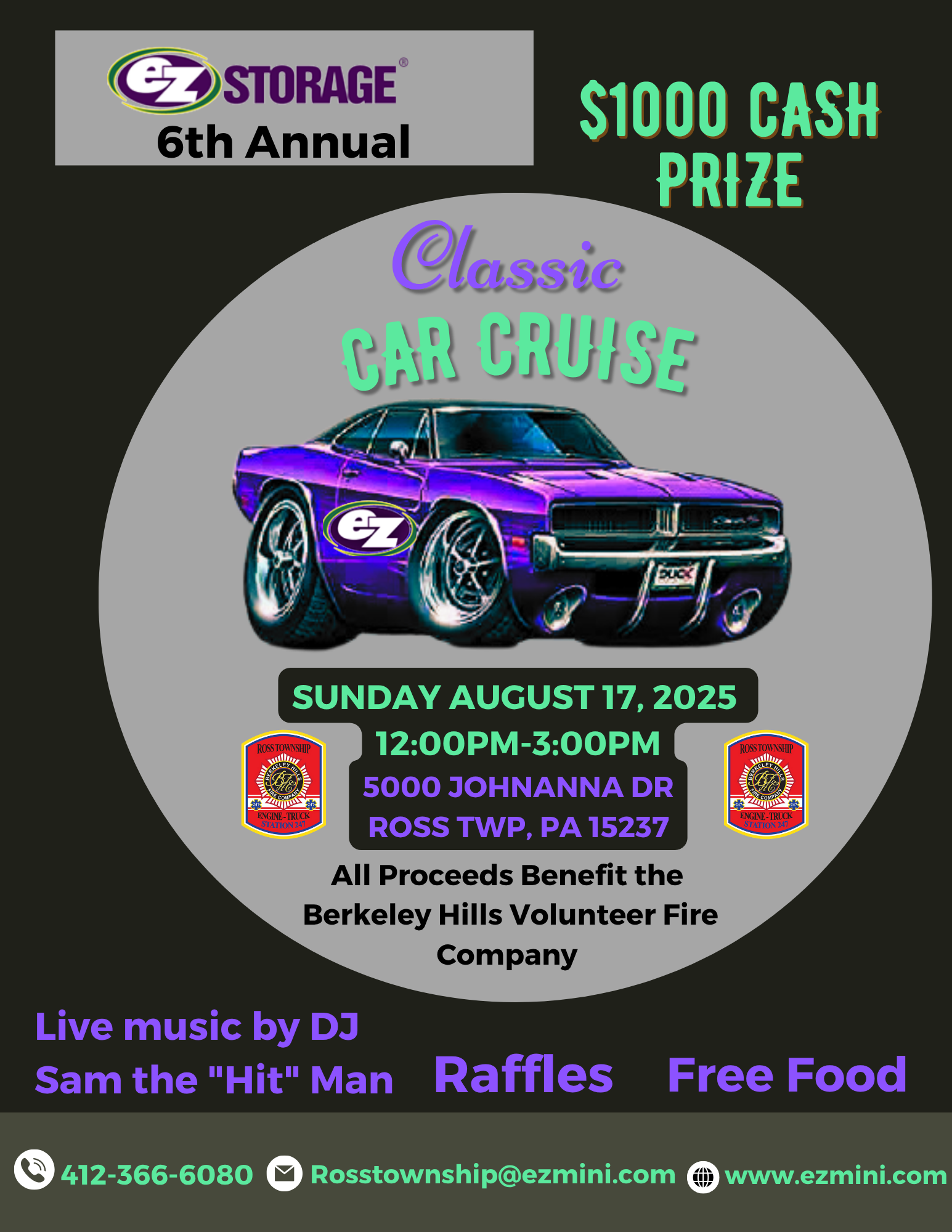 6th Annual EZ Storage Car Cruise