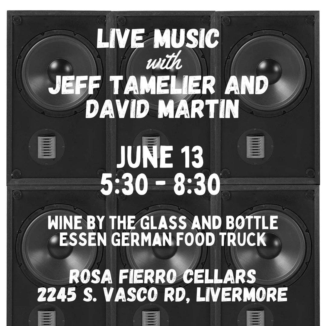 Live Music with Jeff Tamelier and David Martin