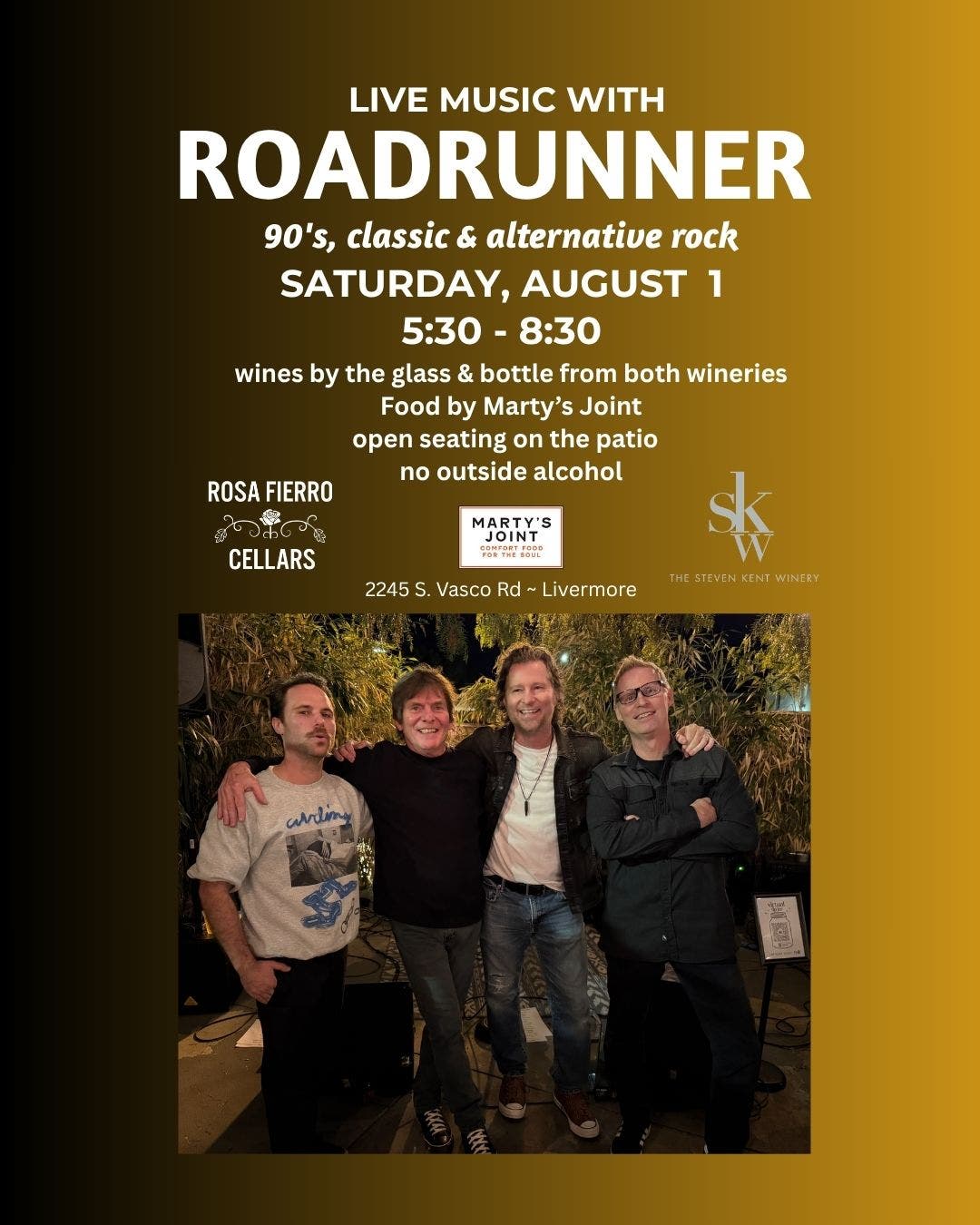 Live Music with RoadRunner!