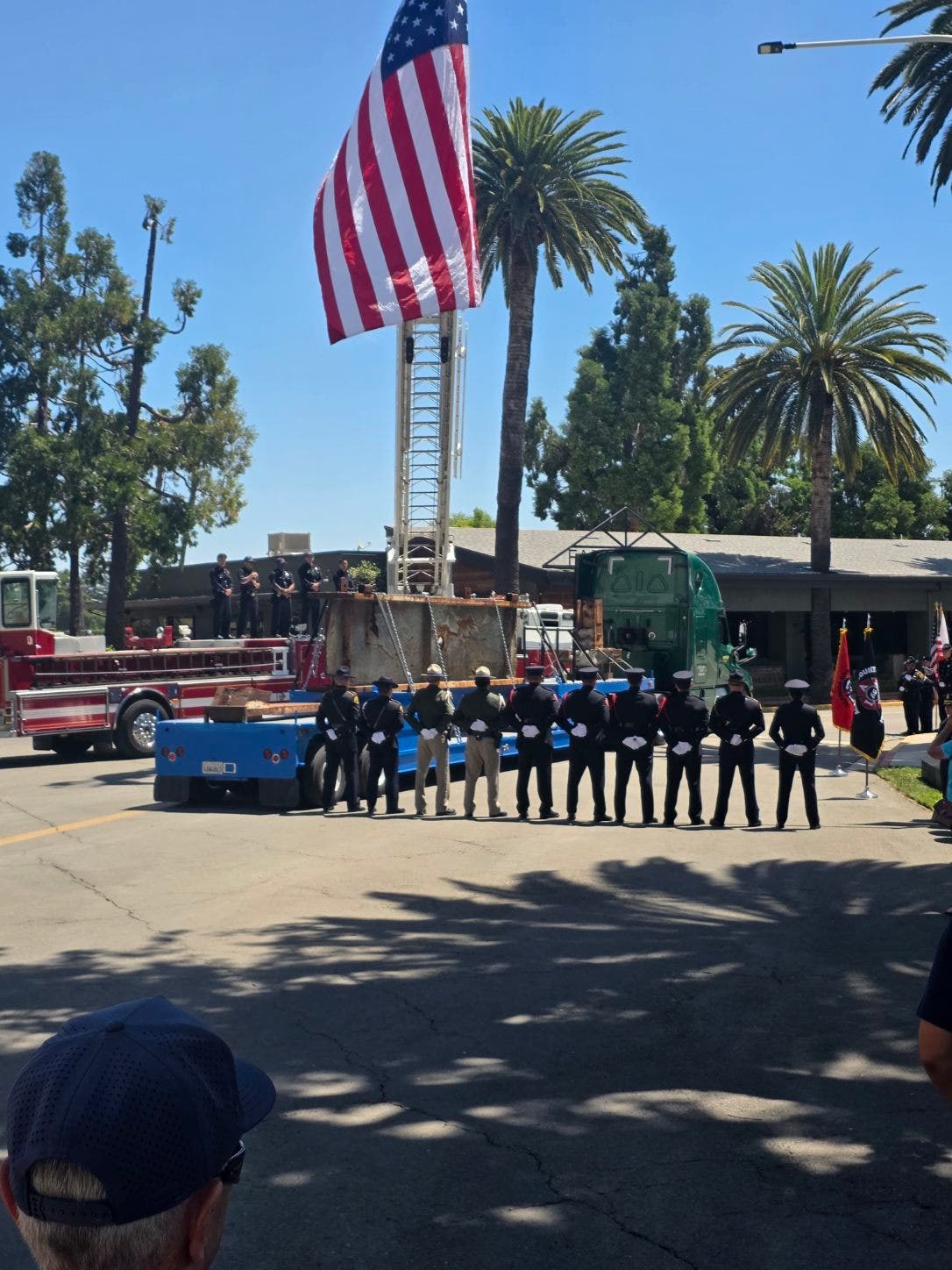 9/11 Twin Towers beam at Alameda County Fair