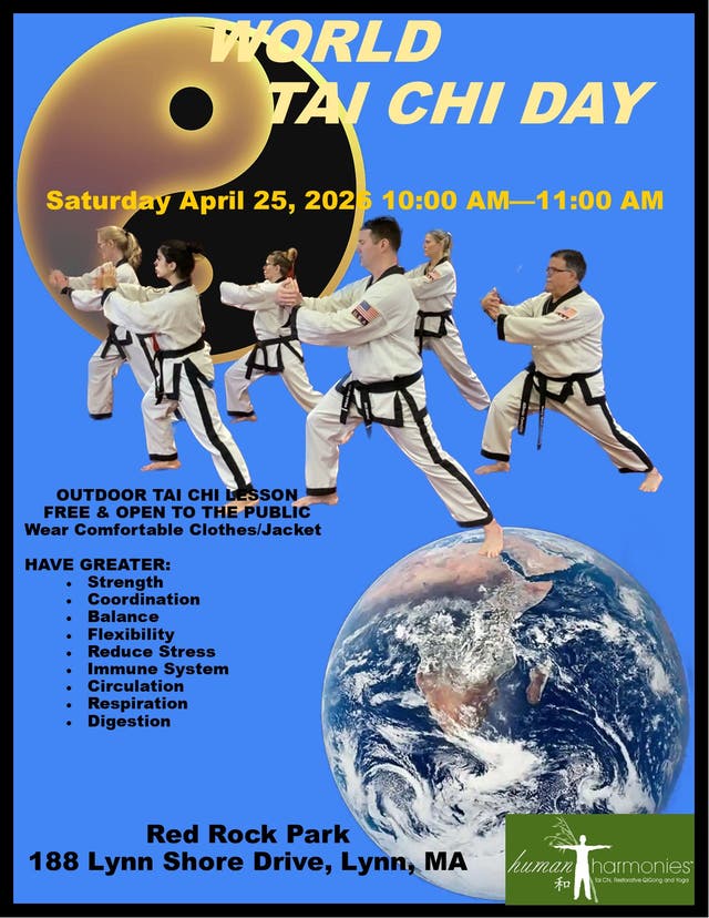 Apr 25 | Free World Tai Chi Outdoor Class at Red Rock Park | Salem, MA ...