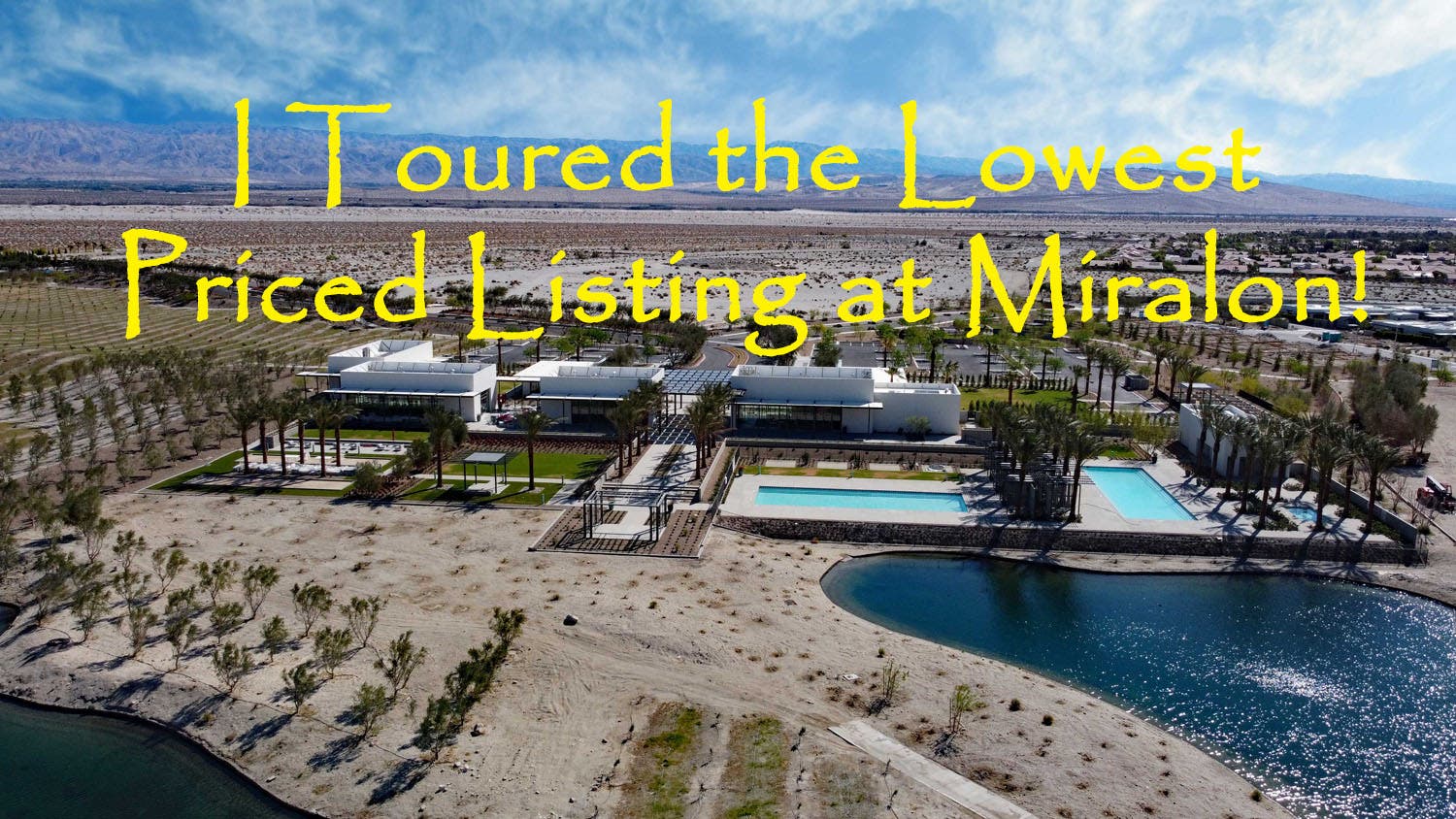 I toured the Lowest Priced Listing at Miralon!  $765,000 with Pool and Spa.