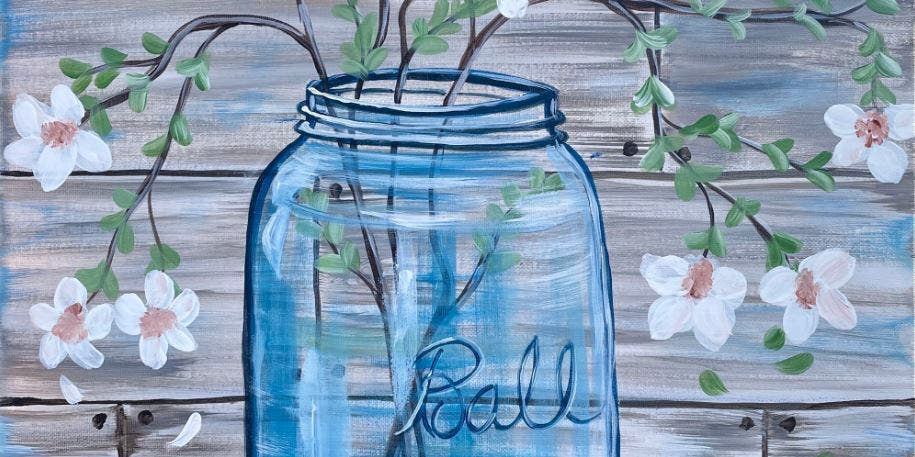 Paint & Sip @ Ruby Sunshine (Downtown): Country Blooms