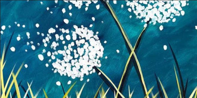 Paint & Sip Event @ Two Blokes Brewing: Wishful Dandelions