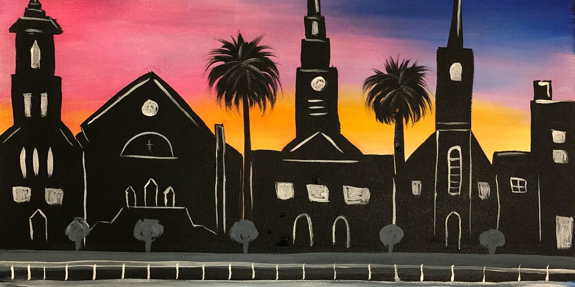 New!! Paint & Sip Event @ Venture X: Holy City