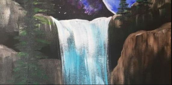 Paint & Sip Event @ Tideland Brewing: Galaxy Falls
