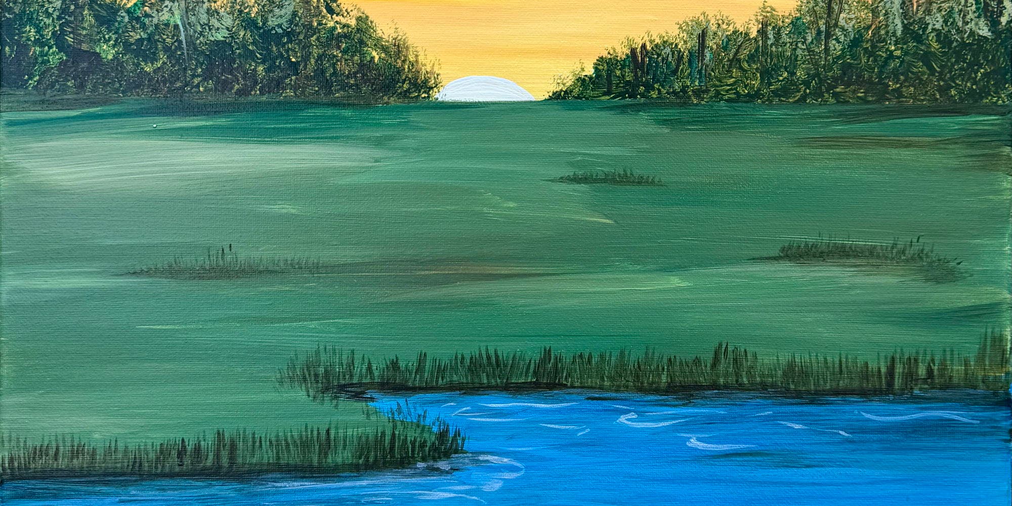Paint & Sip Event @ Two Blokes Brewing: Coastal Sunrise