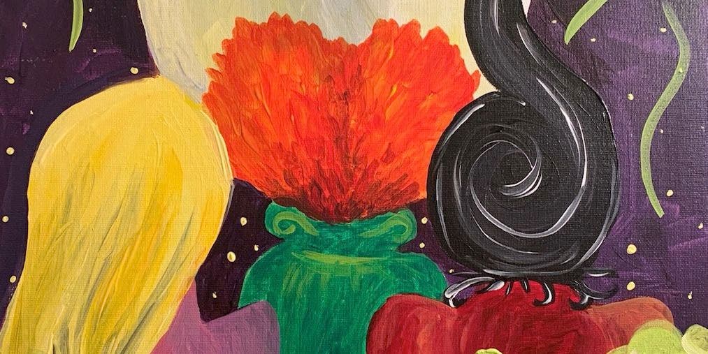Paint & Sip Event @ Two Blokes Brewing: Hocus Pocus (Plus movie trivia!)