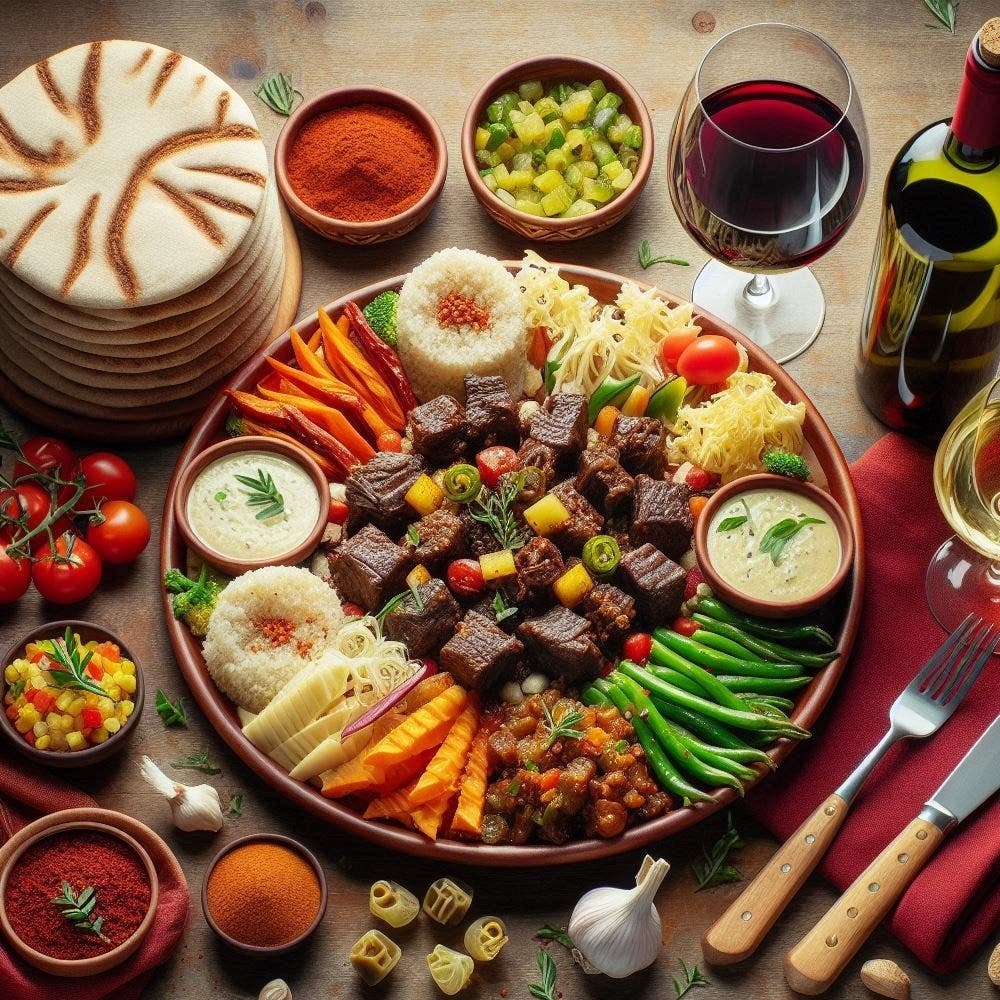 Five Course Gourmet Moroccan Wine Pairing Dinner