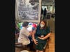 Vaccines being administrated 