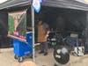 An image of the T&S BBQ team cooking for the Marietta River City BBQ event.