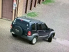 An image of a Jeep believed to be involved in storage locker breakins.