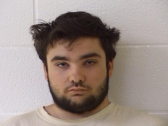 A mugshot of Nicholas Hall.