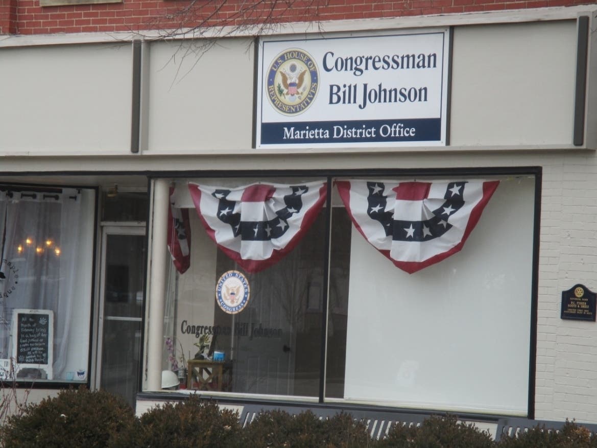 An image of Congressman Bill Johnson's Marietta office