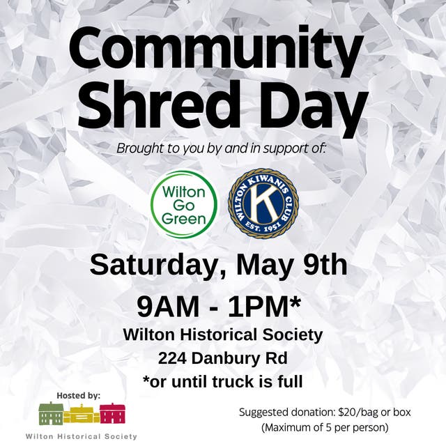 May 9 | Shred Day | Wilton, CT Patch