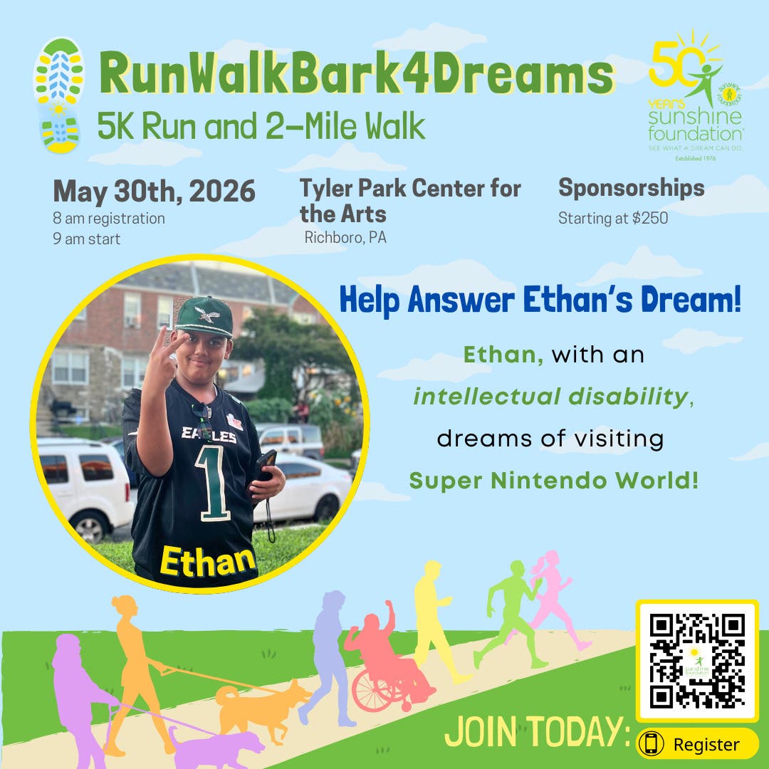 Sunshine Foundation's RunWalkBark4Dreams