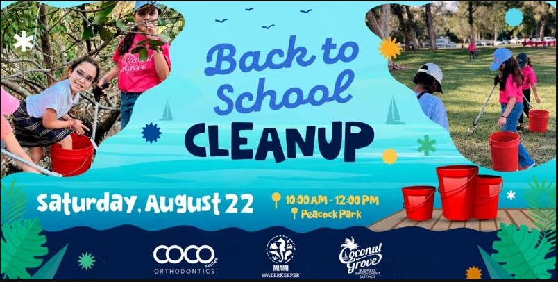 Back to School Community Cleanup at Peacock Park