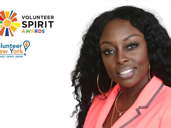 2021 Volunteer New York Spirit Award winner Nneka Bell will be honored on April 9. 
