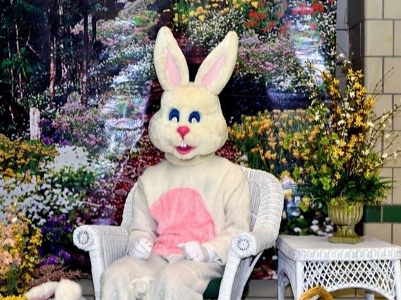 The Easter Bunny will be observing safe social distancing rules this holiday. 