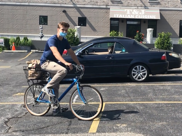 Nolan James was presented with the 2021 J.R. Tesone Youth Public Health Service Award.