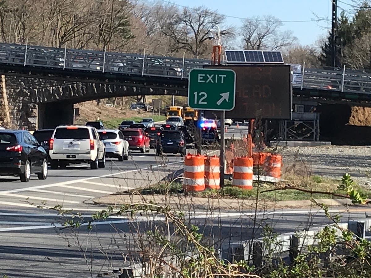 Southbound lanes on the Hutchinson River Parkway will be restricted from the Cross County Parkway to  the New England Thruway. 