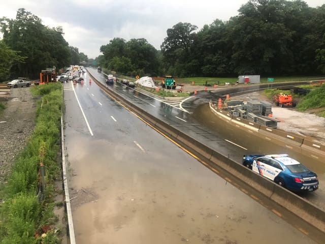 Flash Flooding On Hutch Strands Drivers in Water, Closes Roadways ...