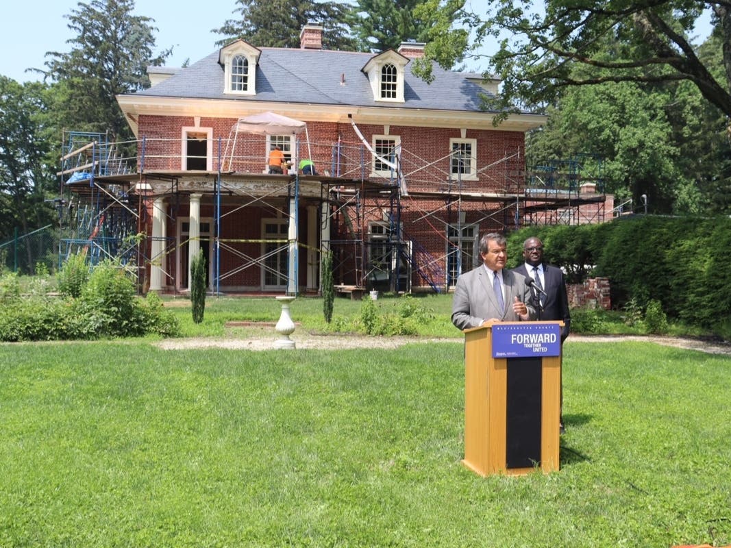 Westchester County Executive George Latimer announced efforts to restore and protect county-owned historic properties have resumed. 