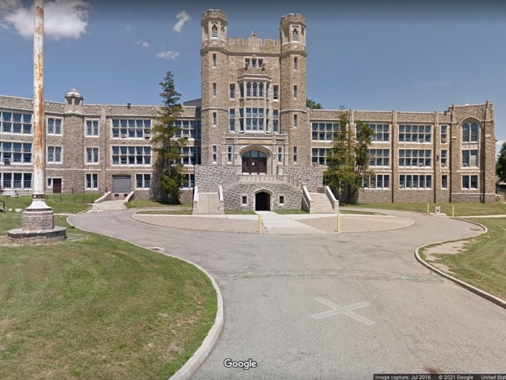 No one was in the school at the time of the break-in, according to school officials. 