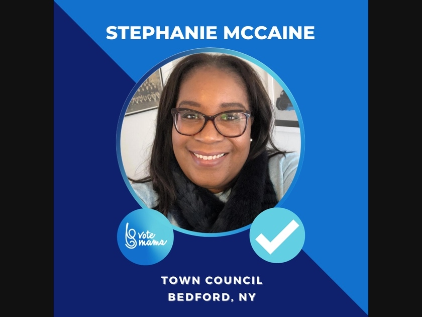Stephanie McCaine​ is seeking reelection to the Bedford Town Board.