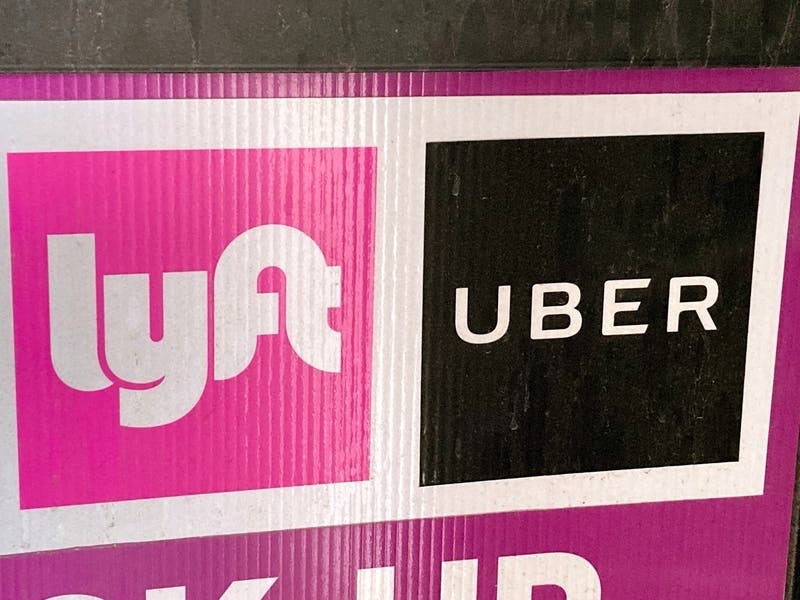 The Lyft driver faces up to four years behind bars. 