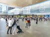 The future looks shiny and clean at Penn Station. 