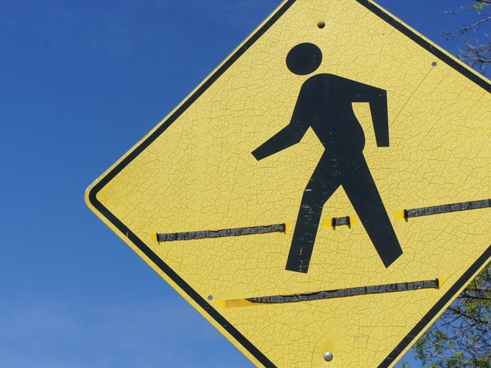 The man police say was operating the dirt bike was later arrested.