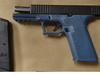 Weapon recovered on the suspect, police said.The weapon has no serial number and is considered a ‘ghost gun.’

