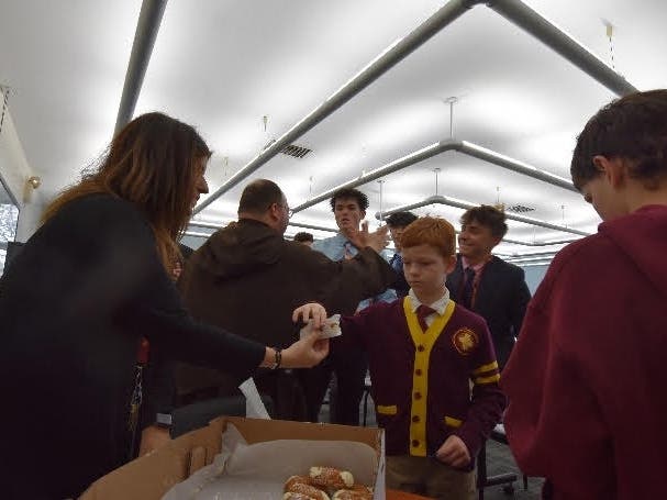 Leave the rosary, take the cannoli.